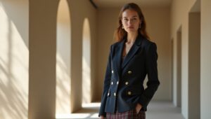 Yapay Zeka Kız Öğrenci Okul Üniversite Üniforması Tasarımları